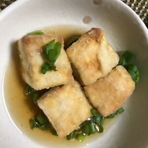 簡単天つゆで揚げだし豆腐